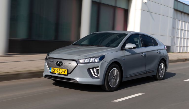 Hyundai ioniq electric typhoon silver sales